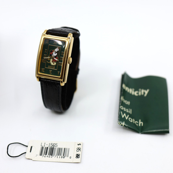 B0 FOSSIL Limited Edition Mickey Mouse World’s Favorite Golfer Watch LI-1565